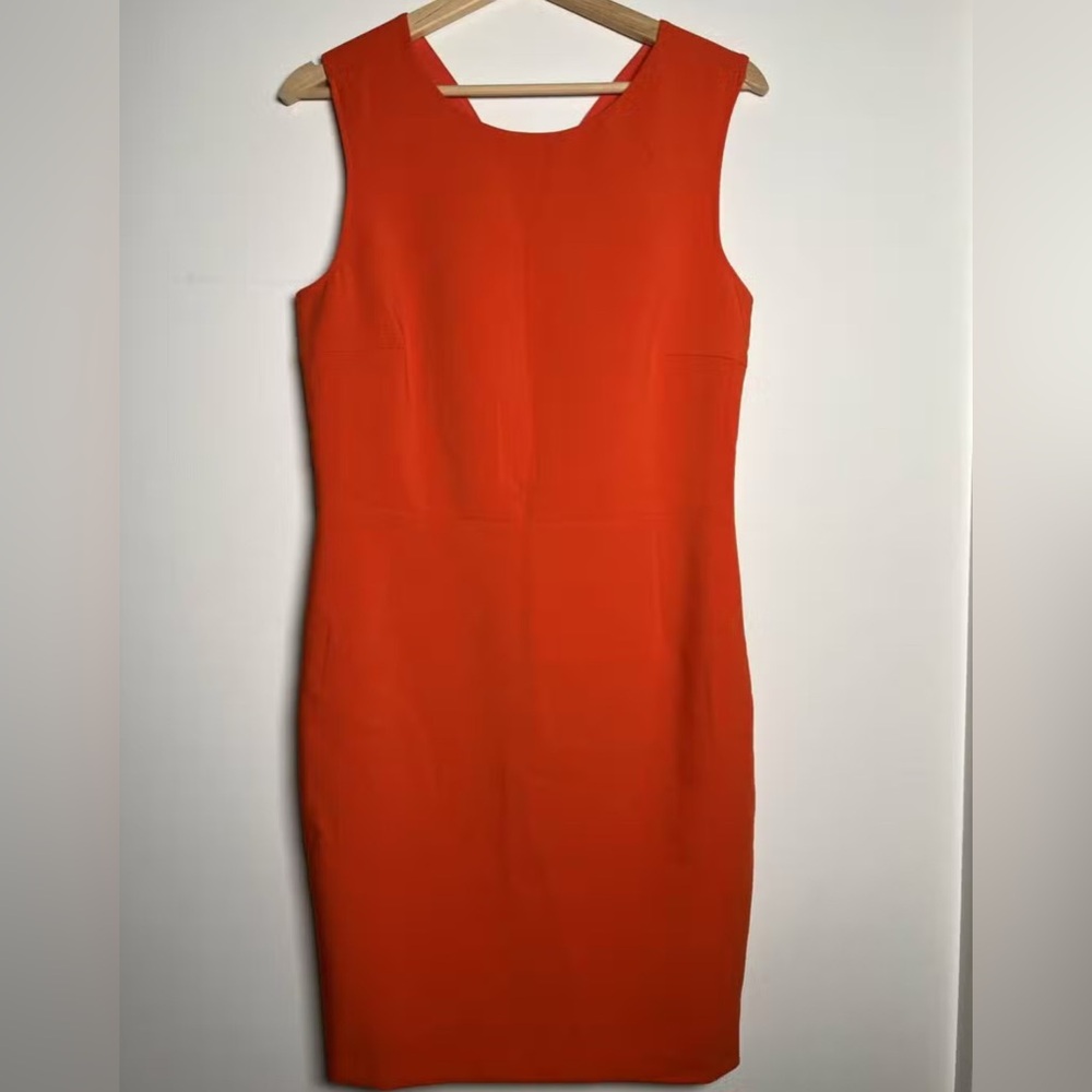 Reserved Sleeveless Dress orange Fits like Medium-40